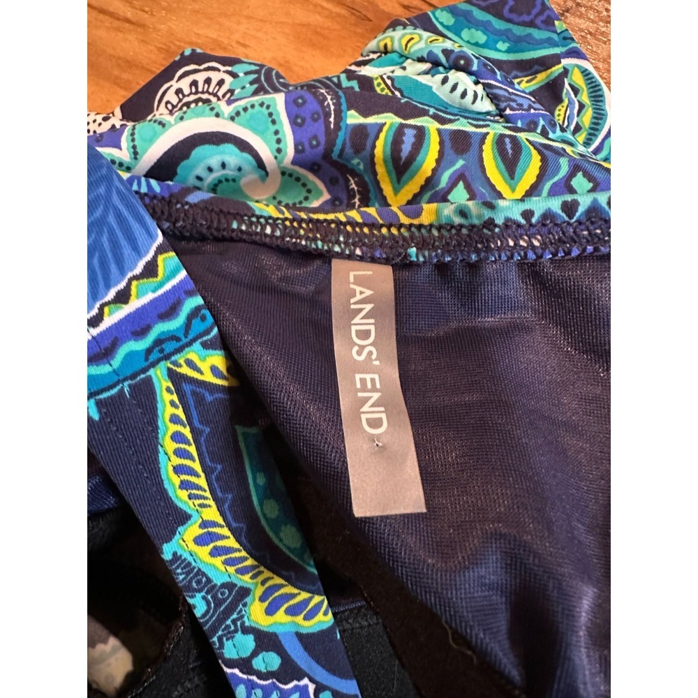 Lands' End Women's Tankini Top – Size 2‎ – Paisley Print - Picture 5 of 10